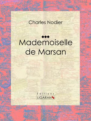 cover image of Mademoiselle de Marsan